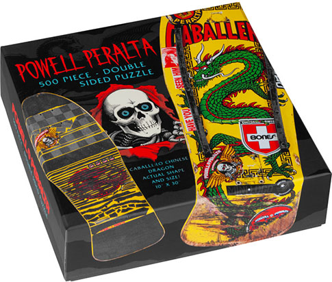 Powell Peralta CABALLERO CHINESE DRAGON Skateboard PUZZLE 500 PIECES