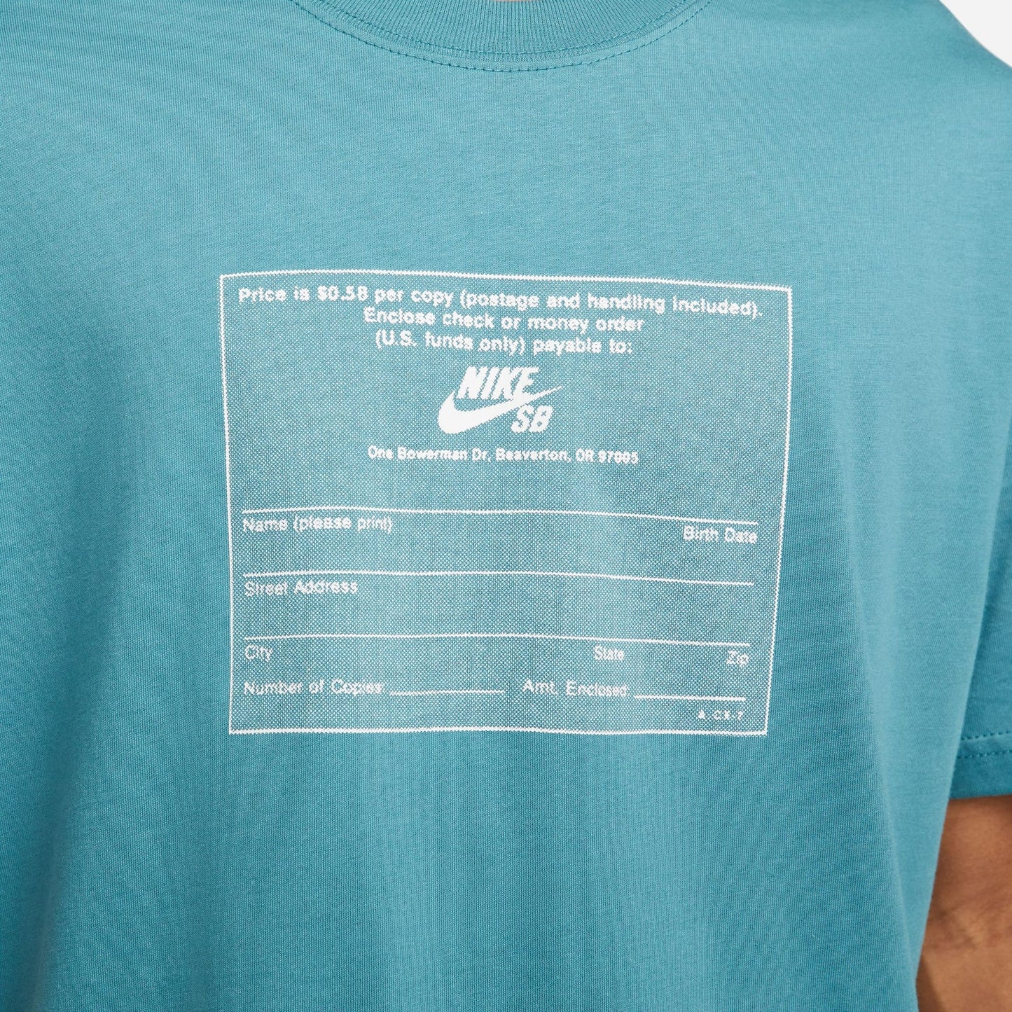 Nike SB Magcard Tee - Mineral Teal