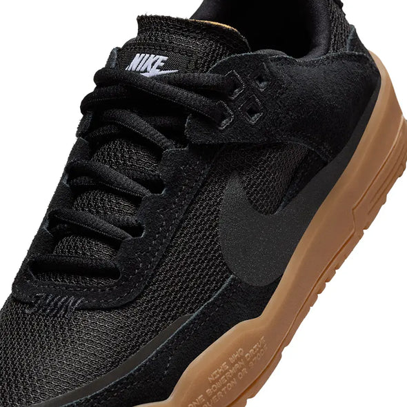 Nike SB Day One Black/Gum Kids Skate Shoes –1