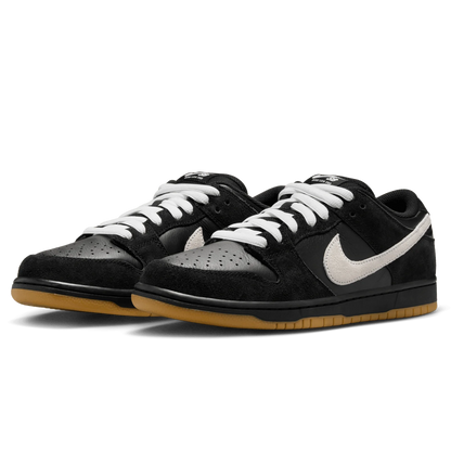 Nike SB Dunk Low Pro Black/White-Black Gum Skateboarding Shoes