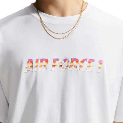 NIKE SB X YUTO HORIGOME AIR FORCE 1 SKATE TEE SHIRT - WHITE