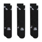 NIKE SB EVERYDAY ELEVATED CREW SOCKS BLACK