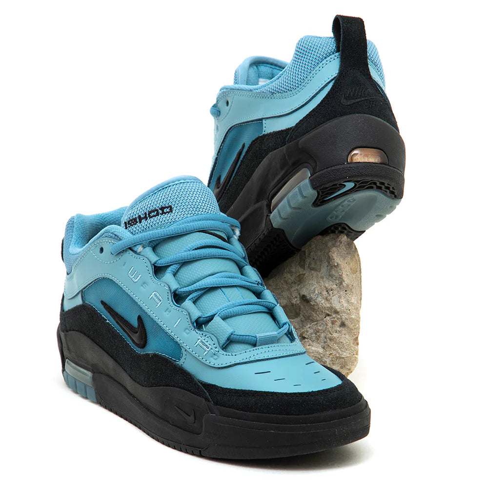 Nike SB Air Max Ishod Denim Turquoise/Black Skateboarding Shoes
