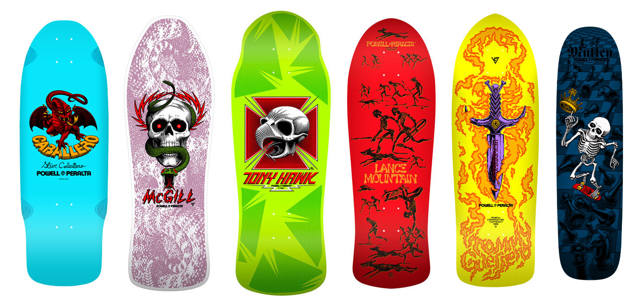 Powell Peralta Bones Brigade Series 15 Reissue Deck Mike McGill White