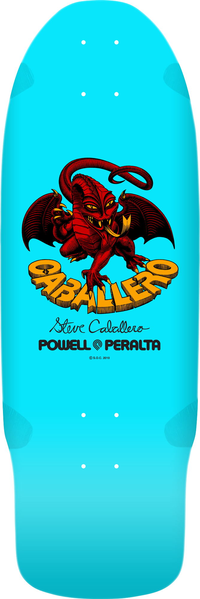 Powell Peralta Bones Brigade Series 15 Reissue Deck Steve Caballero Blue