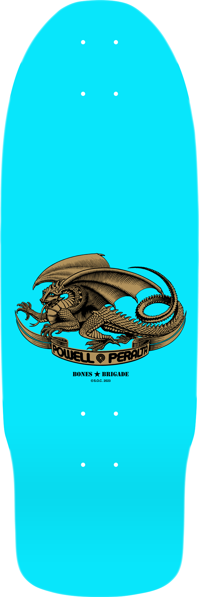 Powell Peralta Bones Brigade Series 15 Reissue Deck Steve Caballero Blue
