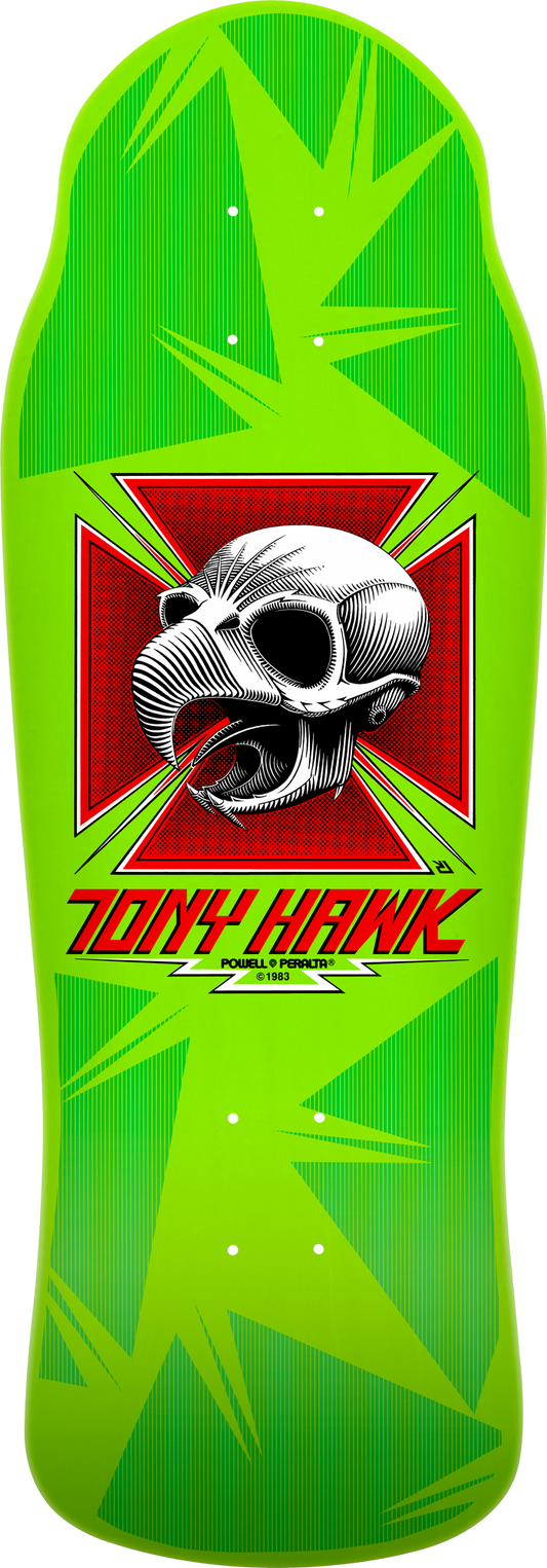Powell Peralta Bones Brigade Series 15 Reissue Deck Tony Hawk Green