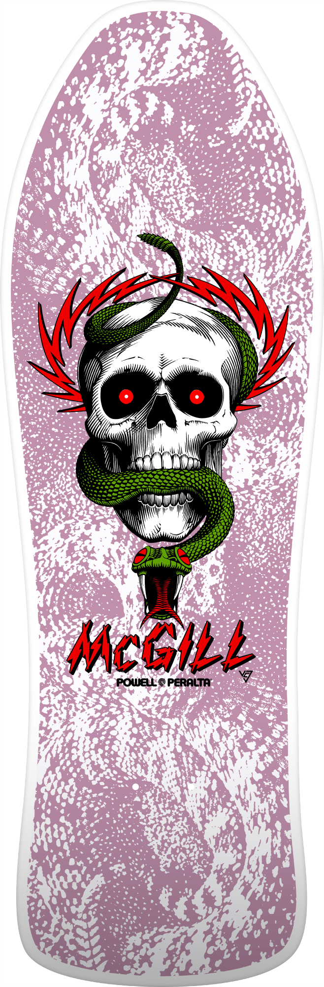 Powell Peralta Bones Brigade Series 15 Reissue Deck Mike McGill White