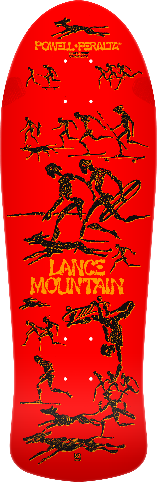 Powell Peralta Bones Brigade Series 15 Reissue Deck Lance Mountain Red