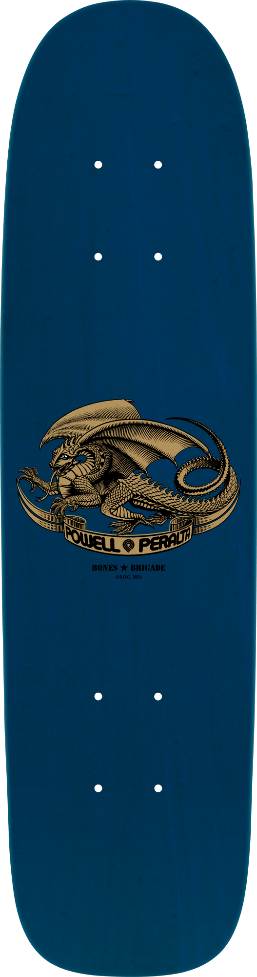 Powell Peralta Bones Brigade Series 15 Reissue Deck Rodney Mullen Blue