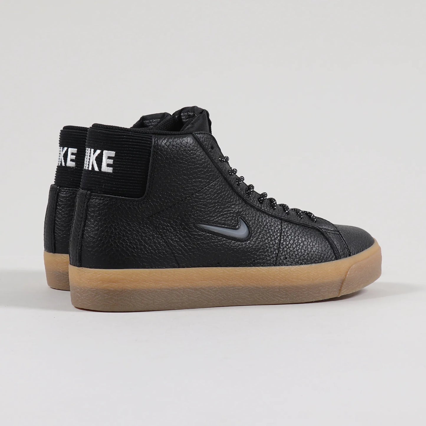 Nike SB Blazer Mid Premium Shoes Black White Gum