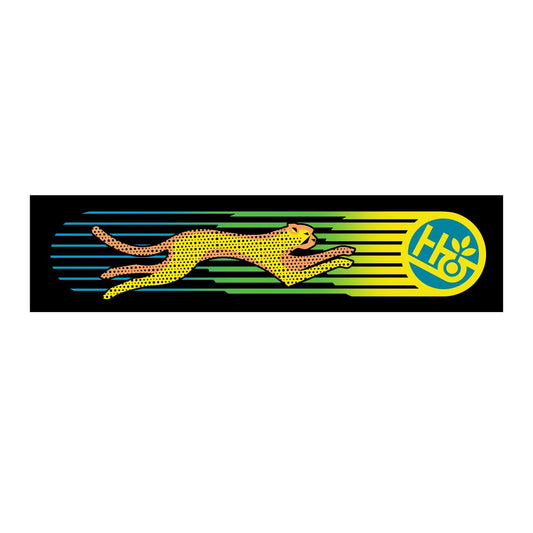 Habitat Neon Cheetah Sticker