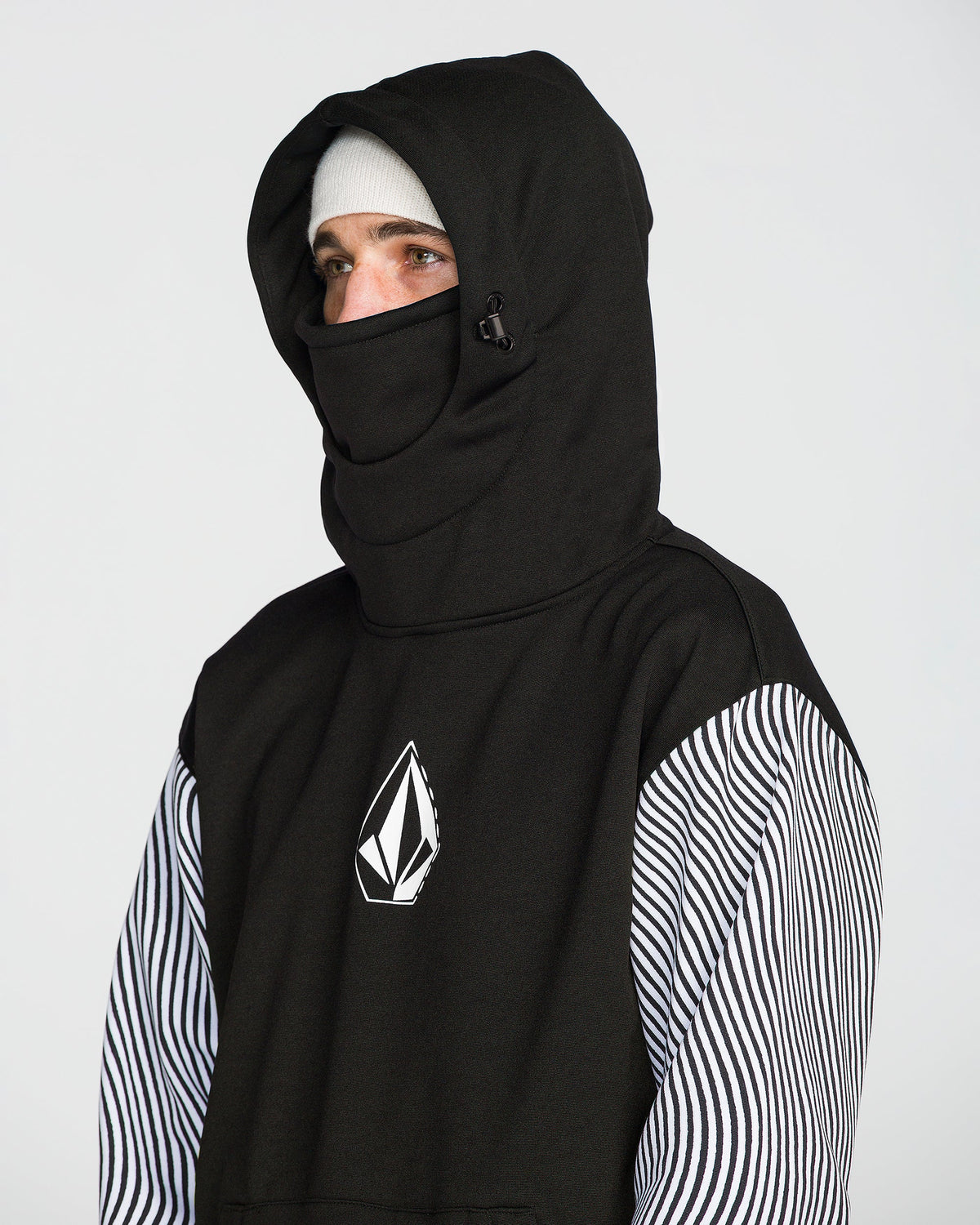 MEN'S HYDRO RIDING HOODIE Black/White