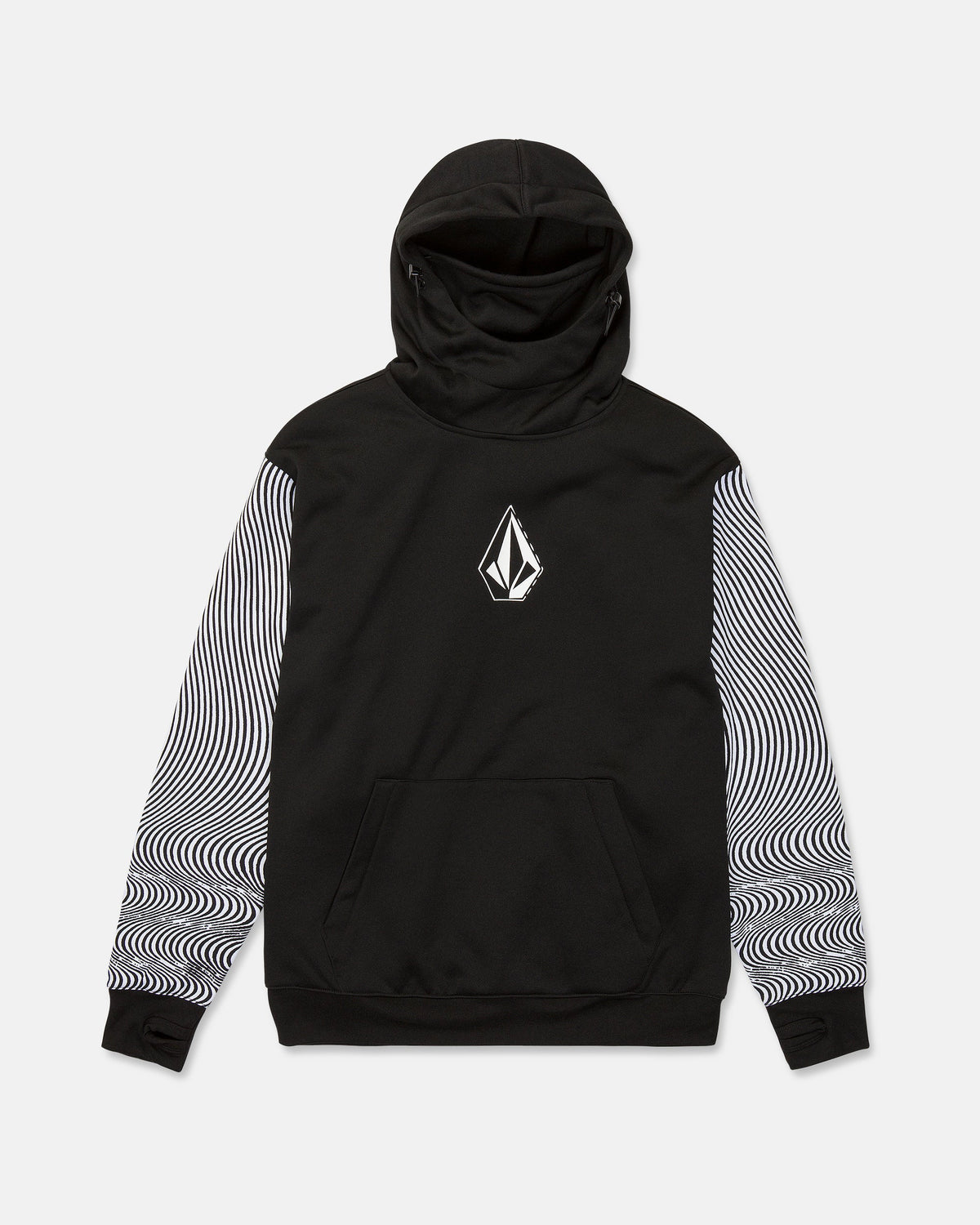 MEN'S HYDRO RIDING HOODIE Black/White