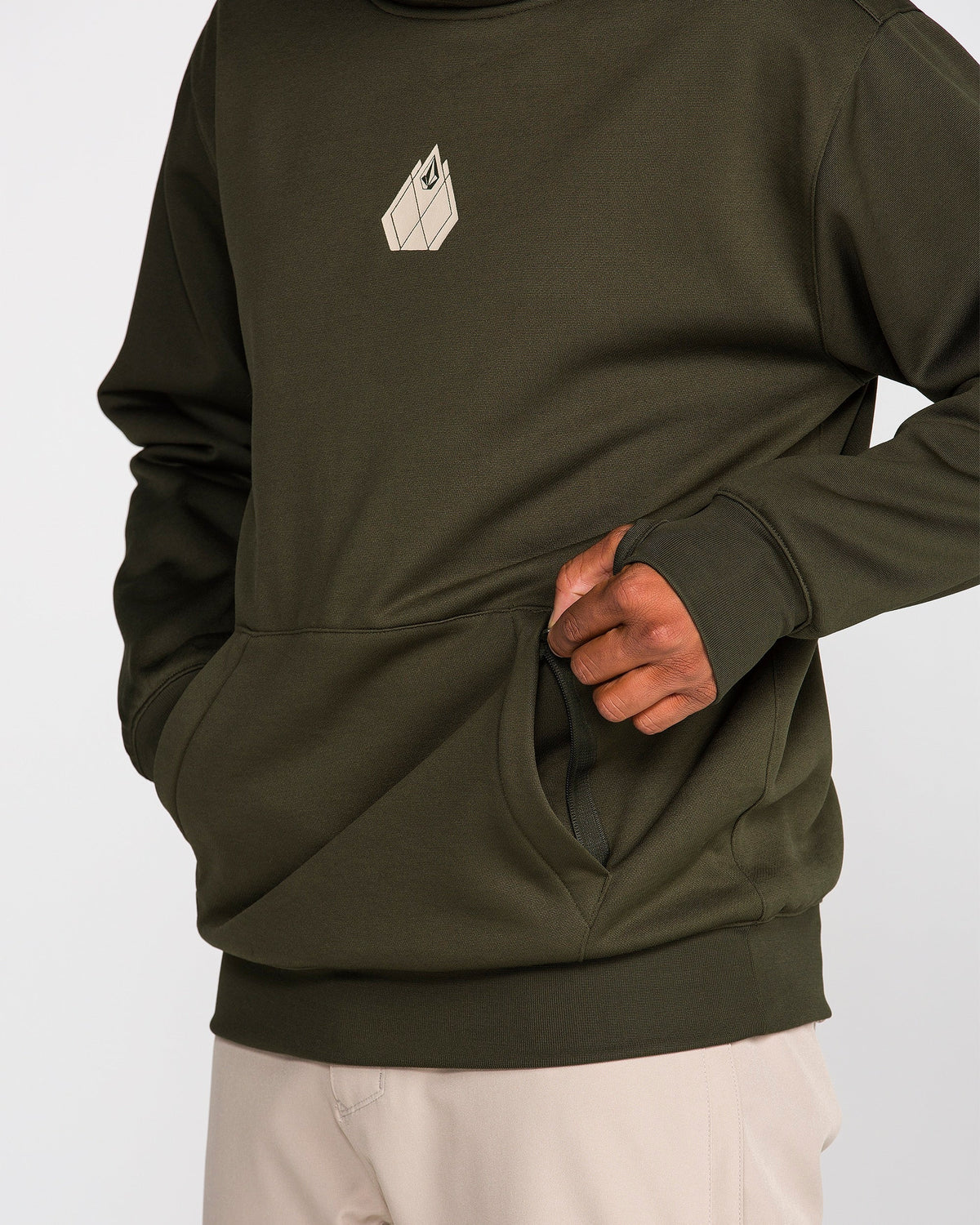 MEN'S HYDRO RIDING HOODIE dark green