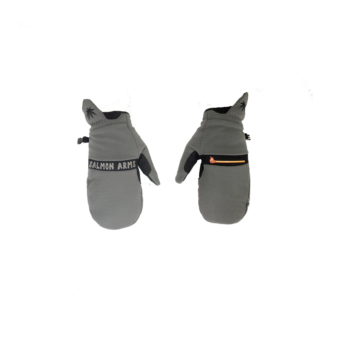 Salmon Arms Spring Mitt- Grey Smoke