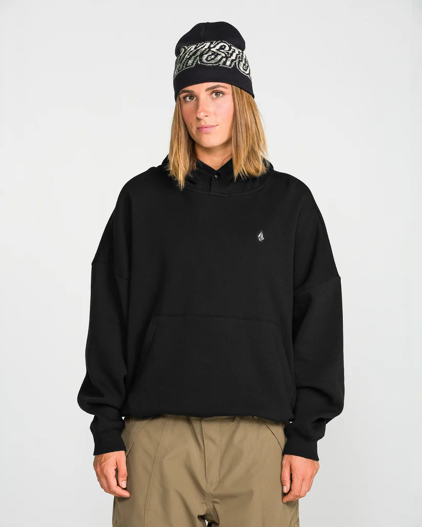YOURFAV BAGGY HOODIE - BLACK