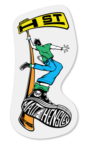 H-Street Matt Hensley Street Swinger Sticker  6X3"