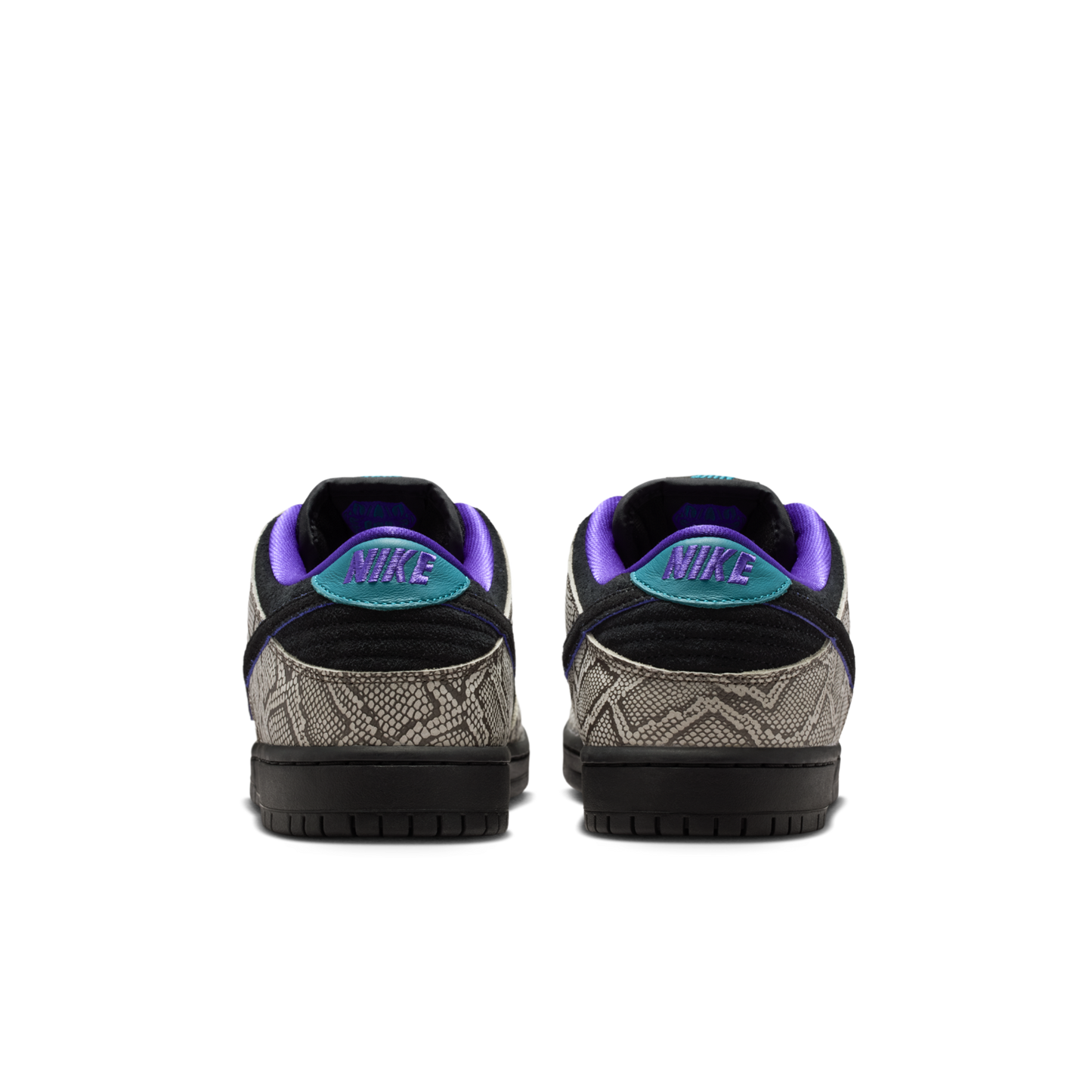 NIKE SB DUNK LOW  DASHAWN JORDAN STRING/BLACK-BRIGHT SPRUCE-FIERCE PURPLE-DARK RUSSET-BLACK