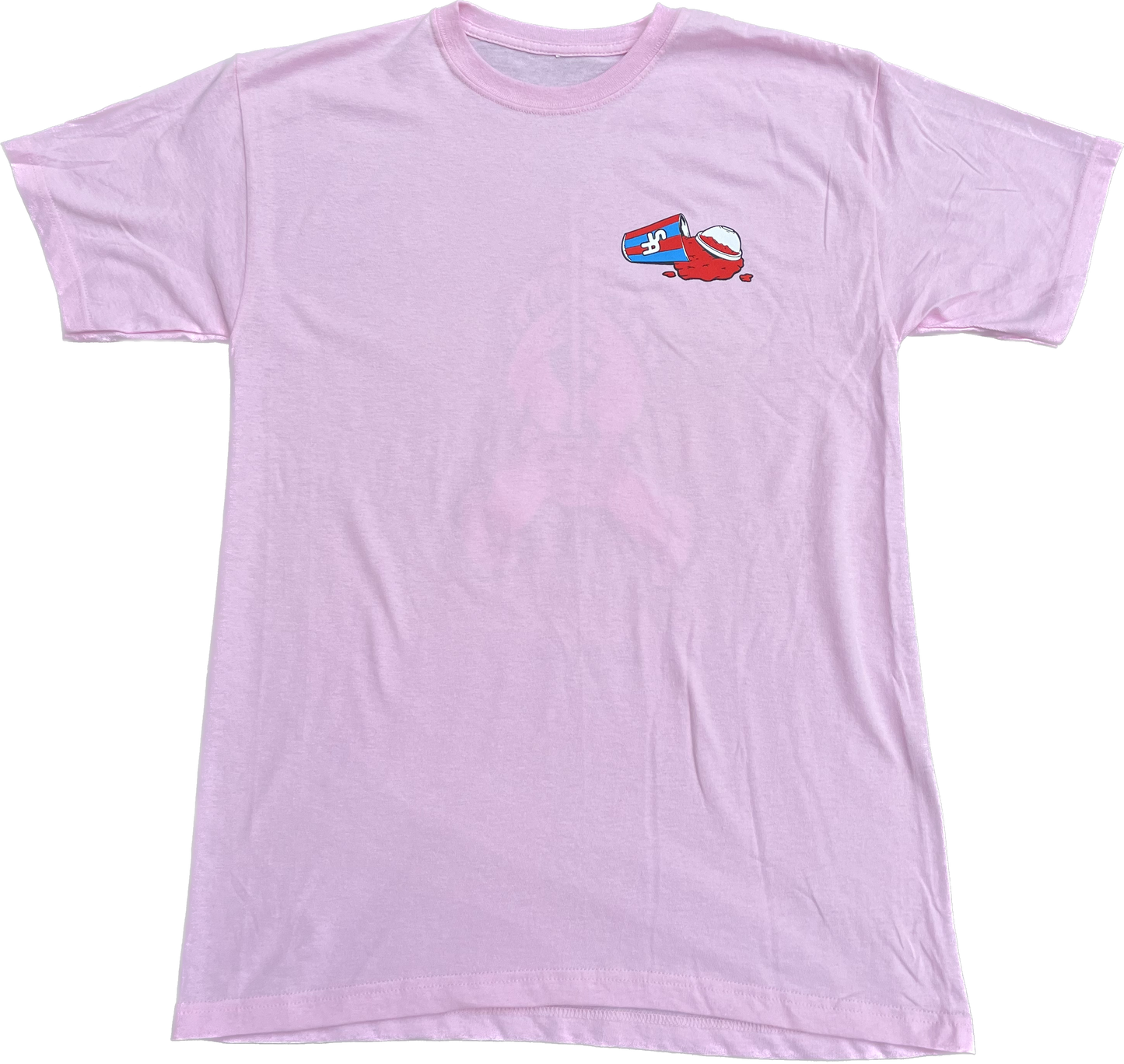 Skaters Advocate Slurpee Bear and Straw Powell Peralta Spoof T-Shirt  Pink
