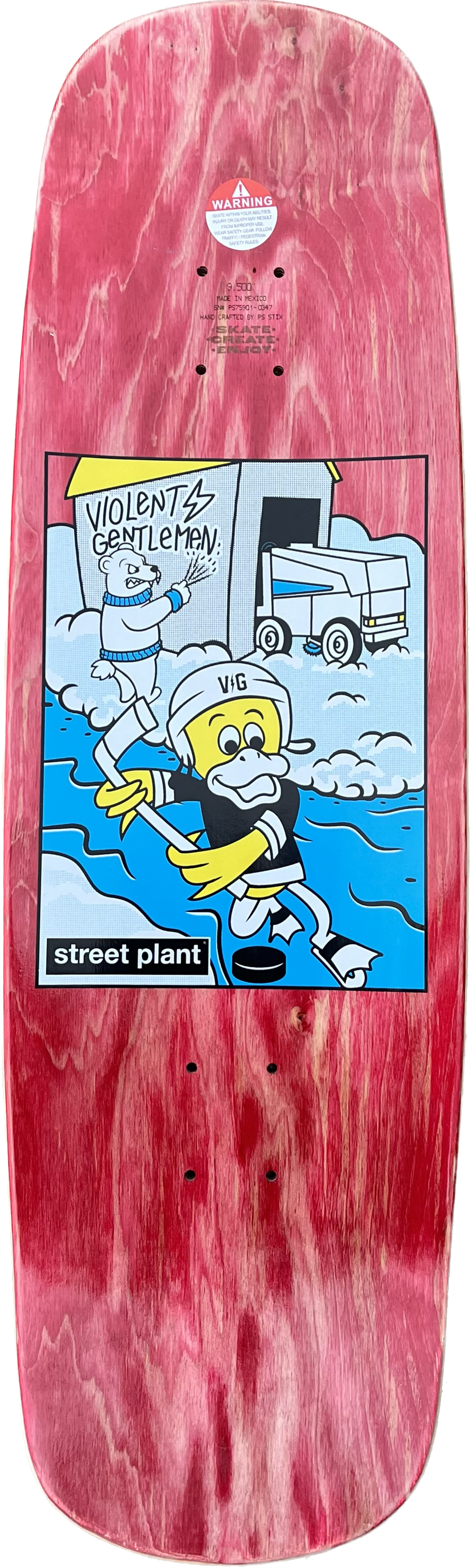 Street Plant Mike Vallely Barnyard X Violent Gentlemen Deck