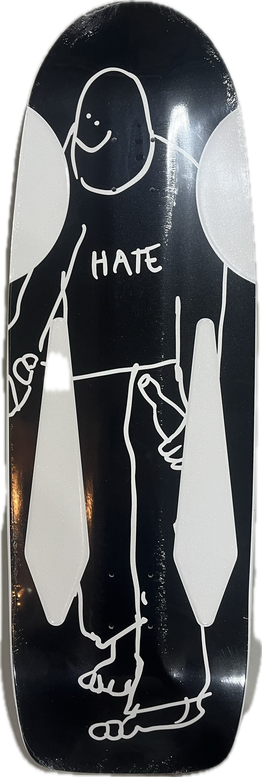 Skate Shop Day Krooked Gonz Beamer Hate Skate Deck Colorway -Black (Size-10.75)