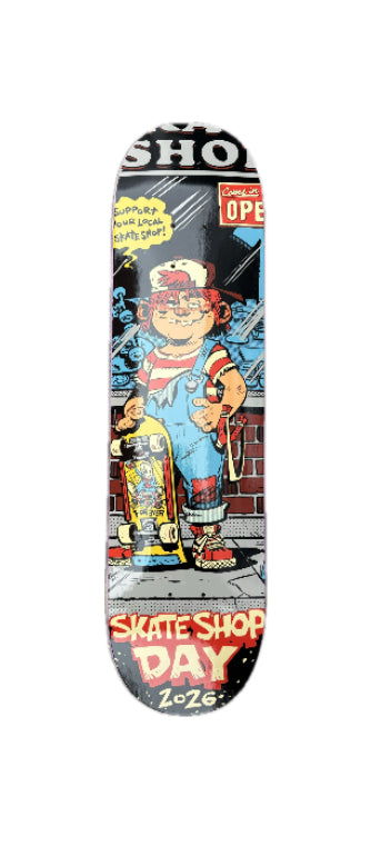 Skate Shop Day 2026 - DL Shop Keepers Deck (Brett Parsons Art)