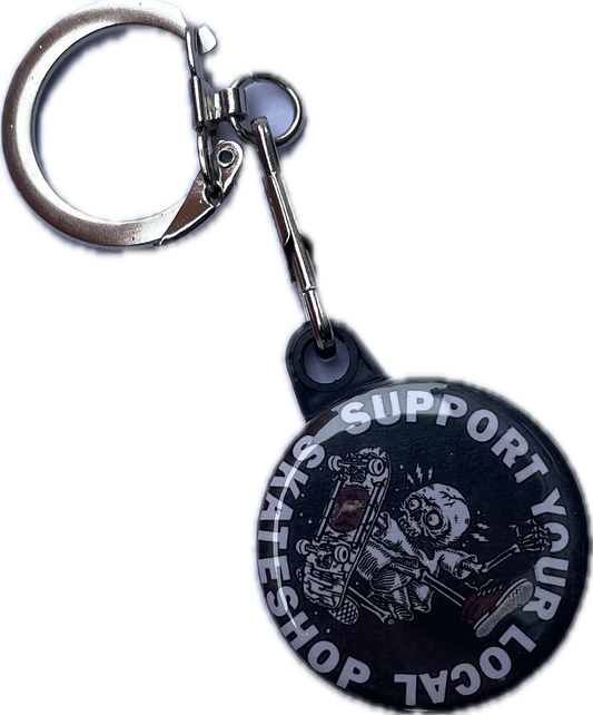 Skate Shop Day Keychain X Todd Bratrud Support Your local Skate Shop