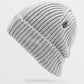 Volcom Men's Heather Grey Roller Beanie