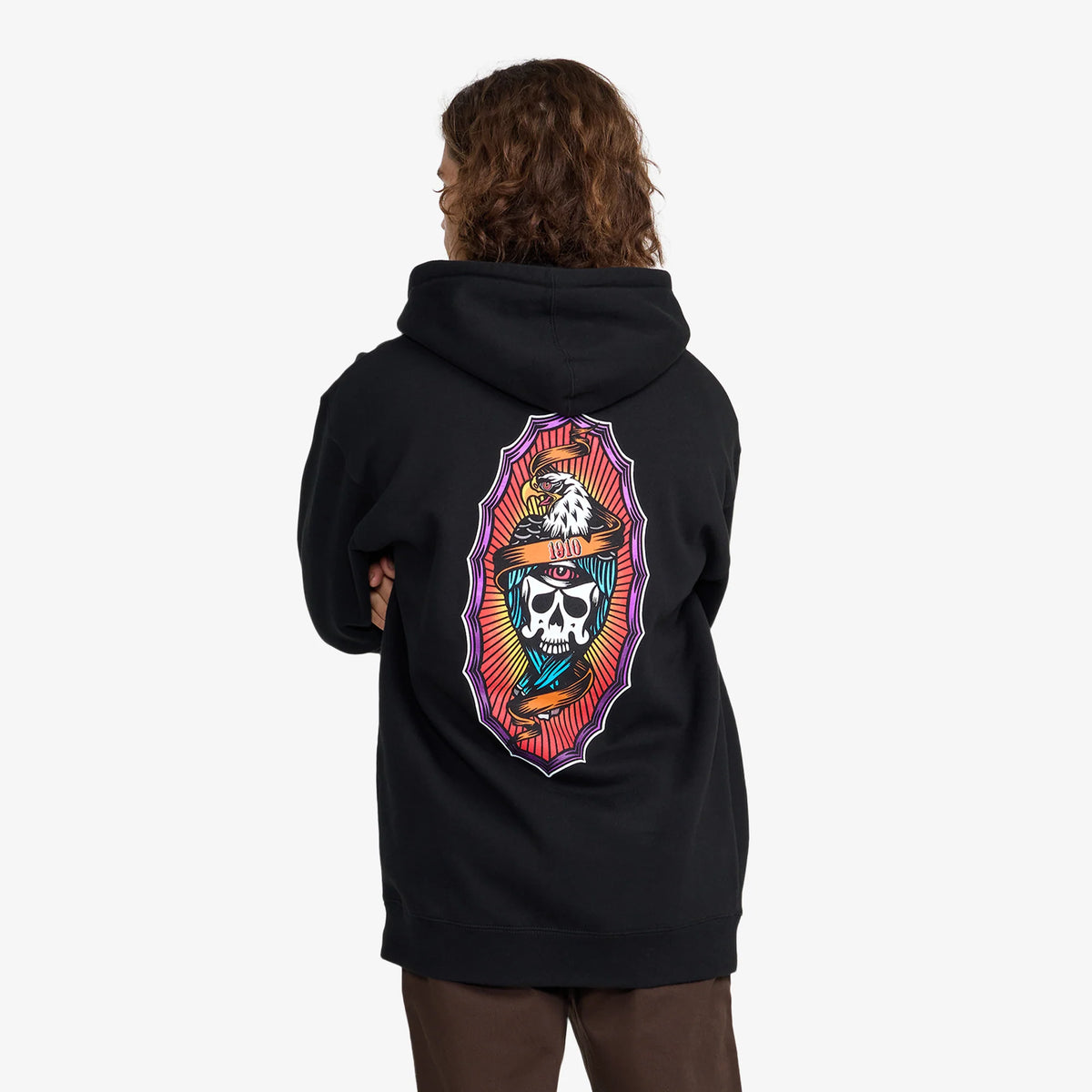 Hawks On The Run Hoodie Black