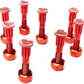 SCREW CITY SKATEBOARD HARDWARE RED HEART 1"