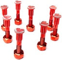 SCREW CITY SKATEBOARD HARDWARE RED HEART 1"