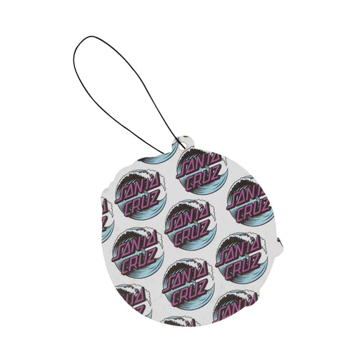 Santa Cruz Skateboard Air Freshener Wave Dot Magenta Multi