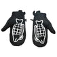Salmon Arms Black Spring Snowboarding Mittens 2025