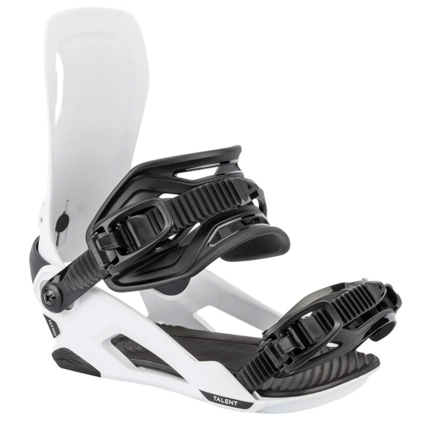 Nitro Talent White Snowboard Bindings 2026
