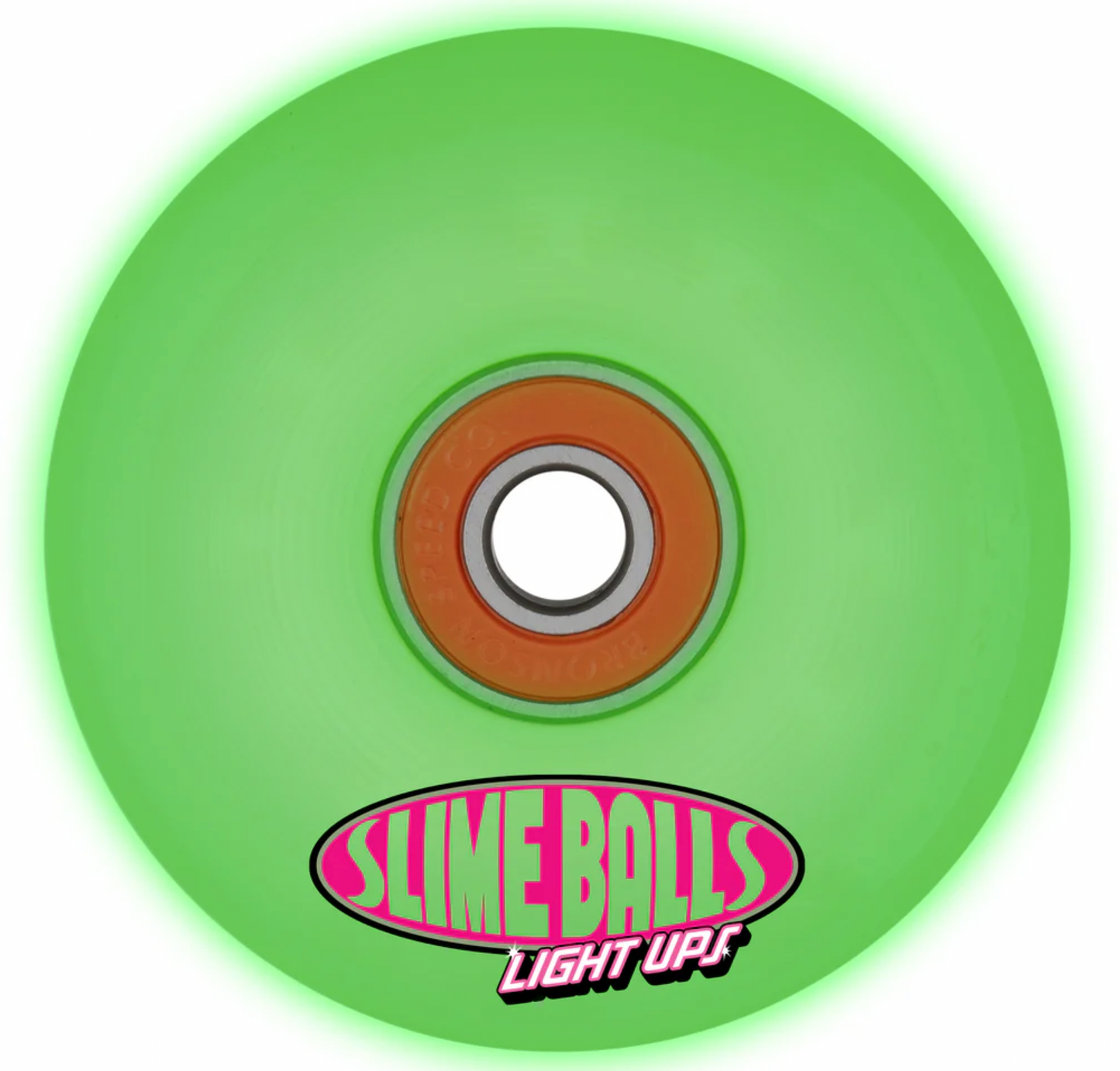 60mm Friends Of Planet 9 Glow In The Dark Light Ups 78a Slime Balls Skateboard Wheels