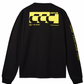 Mothership Long Sleeve Tee Black Neon