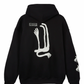 Capita Longo Hoodie Black White