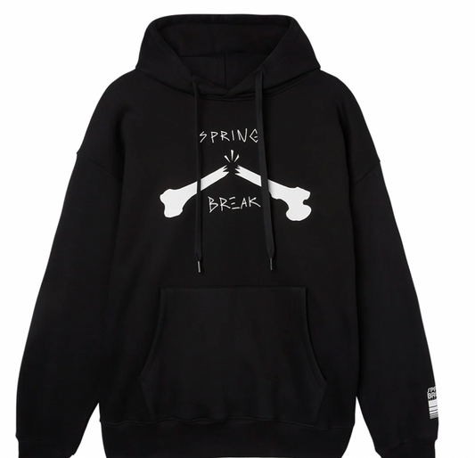 Capita Bones Hoodie Black White Spring Break