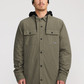 VOLCOM KENSON INSULATED FLANNEL JACKET - MILITARY