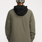 VOLCOM KENSON INSULATED FLANNEL JACKET - MILITARY