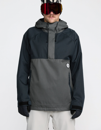 Volcom  MEN'S HOSSEGOR 20K PULLOVER JACKET Black