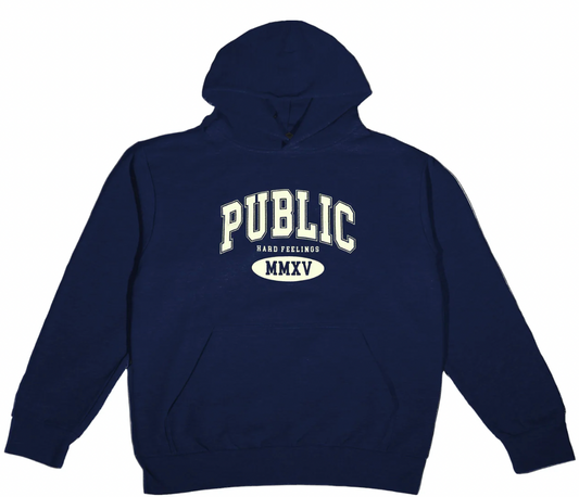 Public Snowboards Collegiate Hoodie Navy