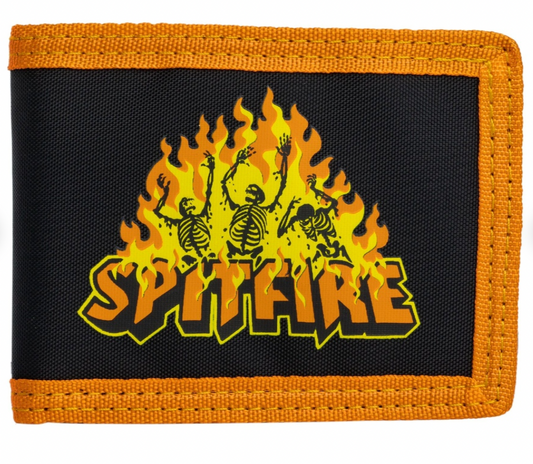 SPITFIRE HELLFIRE BI FOLD WALLET BLACK