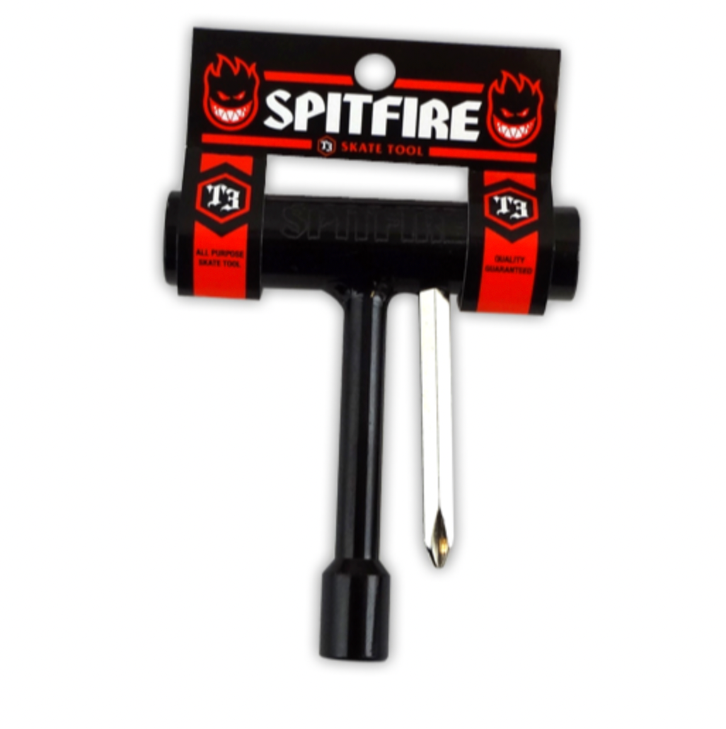 Spitfire Black-Silver T3 Skateboard Tool  (Black)