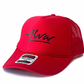 ALVA RED OG LOGO TRUCKER HAT