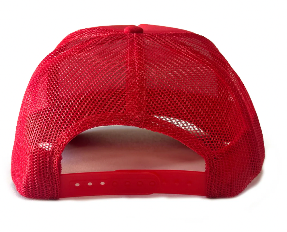 ALVA RED OG LOGO TRUCKER HAT