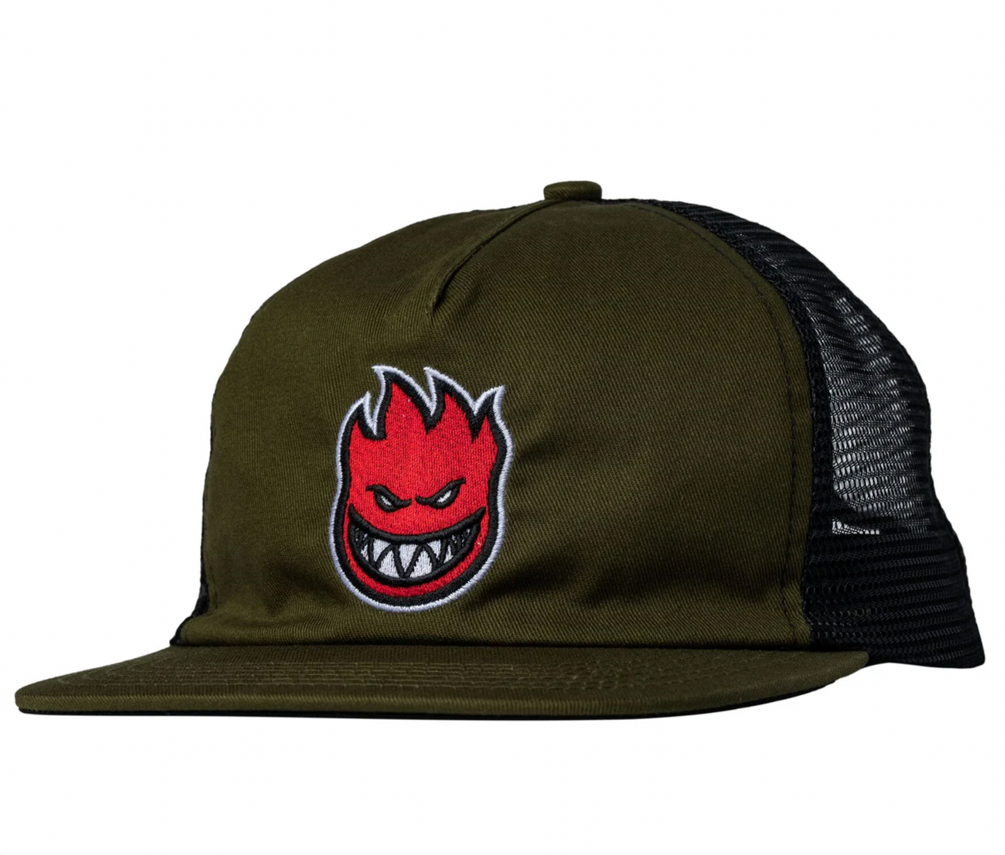 Spitfire Wheels Hat Bighead Fill Snapback Olive/Black Green