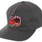 SPITFIRE ETERNAL FILL SNAPBACK HAT CHARCOAL