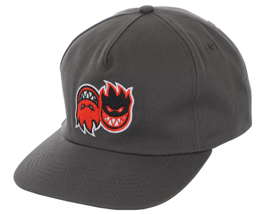 SPITFIRE ETERNAL FILL SNAPBACK HAT CHARCOAL